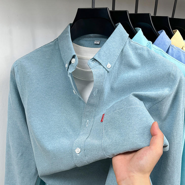 Premium Oxford Cotton Business Casual Shirt (8) Premium Oxford Cotton Business Casual Shirt (8)