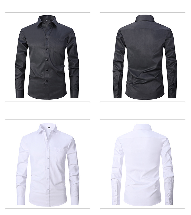 Mens Long Sleeve Smart Casual Easy Care Shirt (6) Mens Long Sleeve Smart Casual Easy Care Shirt (6)