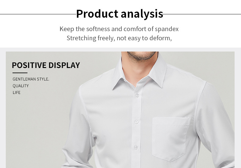 Mens Solid Easy Care Business Commute Shirt (8) Mens Solid Easy Care Business Commute Shirt (8)