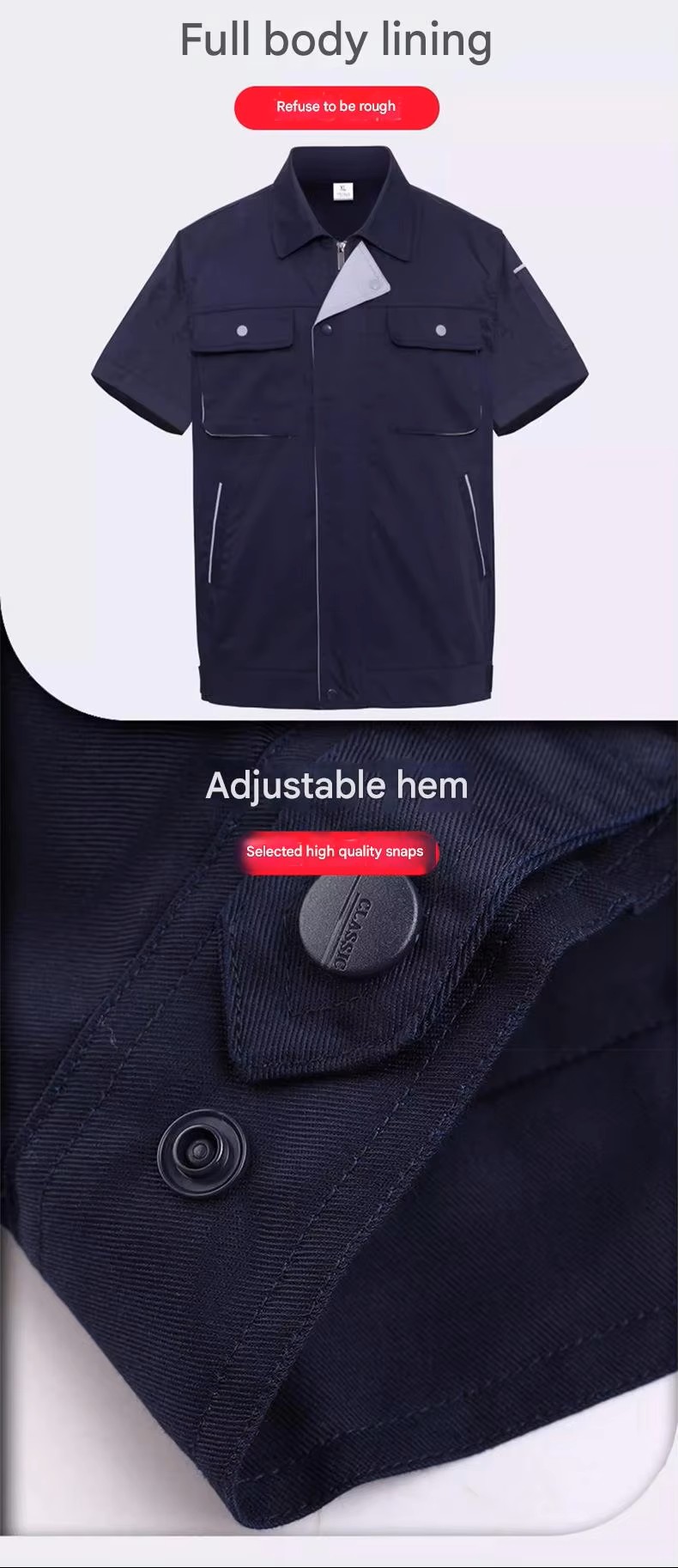 Unisex Custom Breathable Cotton Work Uniform (6) Unisex Custom Breathable Cotton Work Uniform (6)