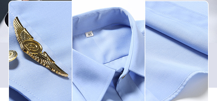 Mens Blue Railway Crew Long Sleeve Work Shirt (3) Mens Blue Railway Crew Long Sleeve Work Shirt (3)