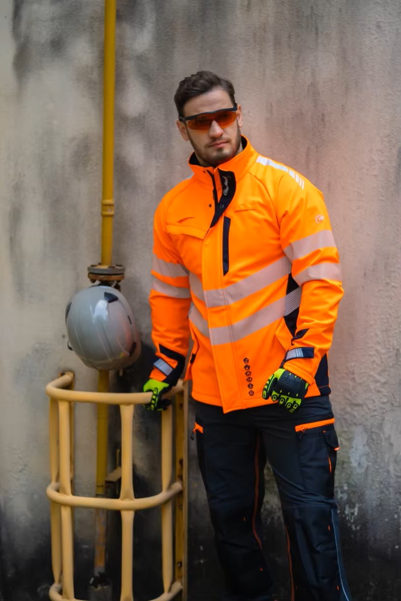 Mens Hi Vis Polyester Electrical Work Jacket (5) Mens Hi Vis Polyester Electrical Work Jacket (5)