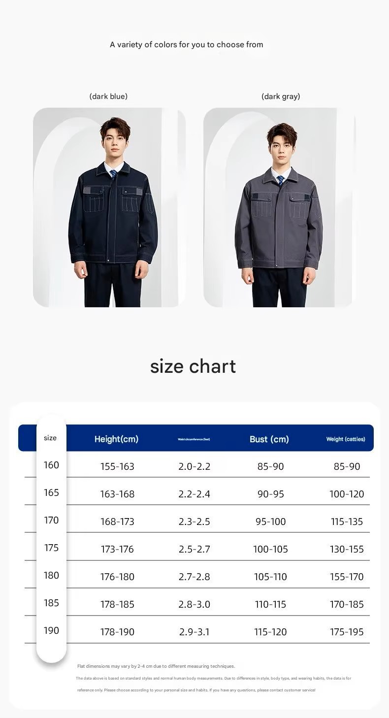 Unisex Soft Long Sleeve Workwear for Factory (4) Unisex Soft Long Sleeve Workwear for Factory (4)