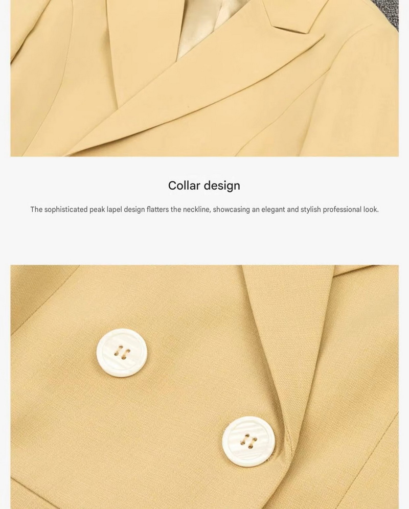 Womens Business V Neck Formal Suit Outfit (3) Womens Business V Neck Formal Suit Outfit (3)