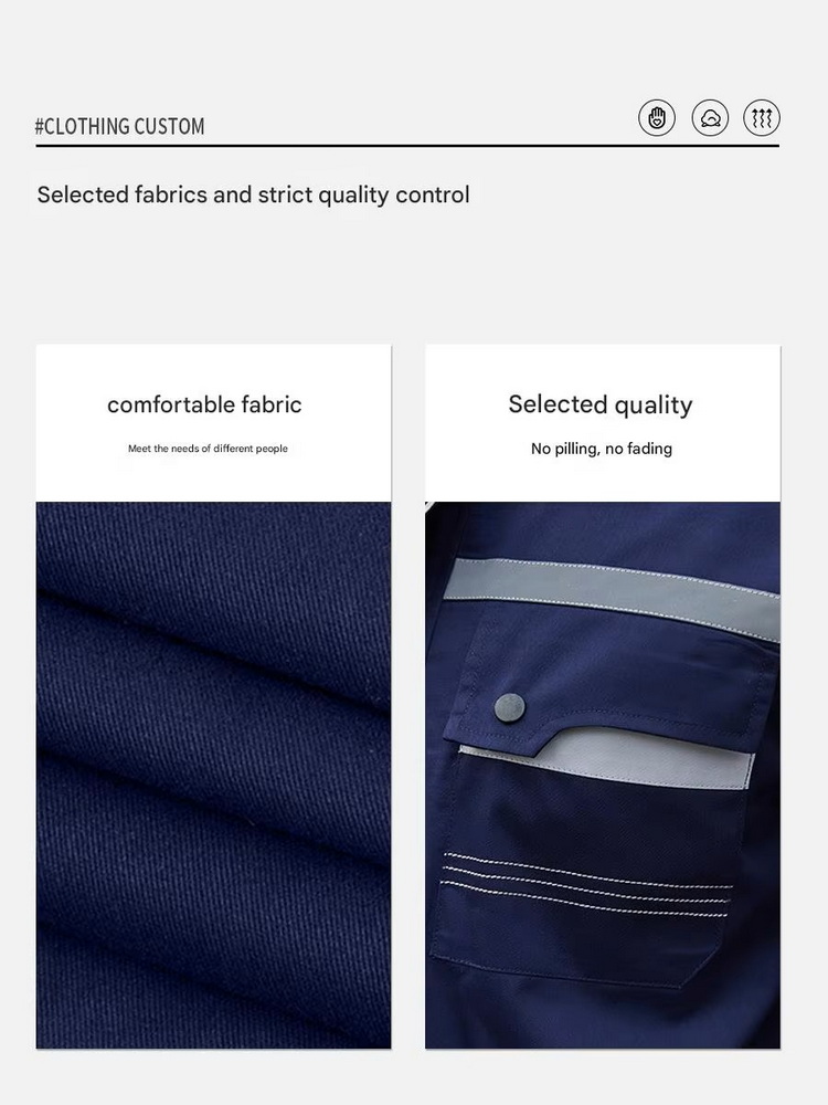 Unisex Custom Short Sleeve Workshop Work Suit (5) Unisex Custom Short Sleeve Workshop Work Suit (5)