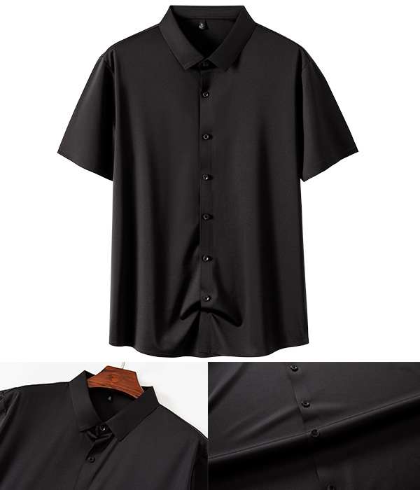 Mens Stretch Short Sleeve Iron Free Shirt (14) Mens Stretch Short Sleeve Iron Free Shirt (14)