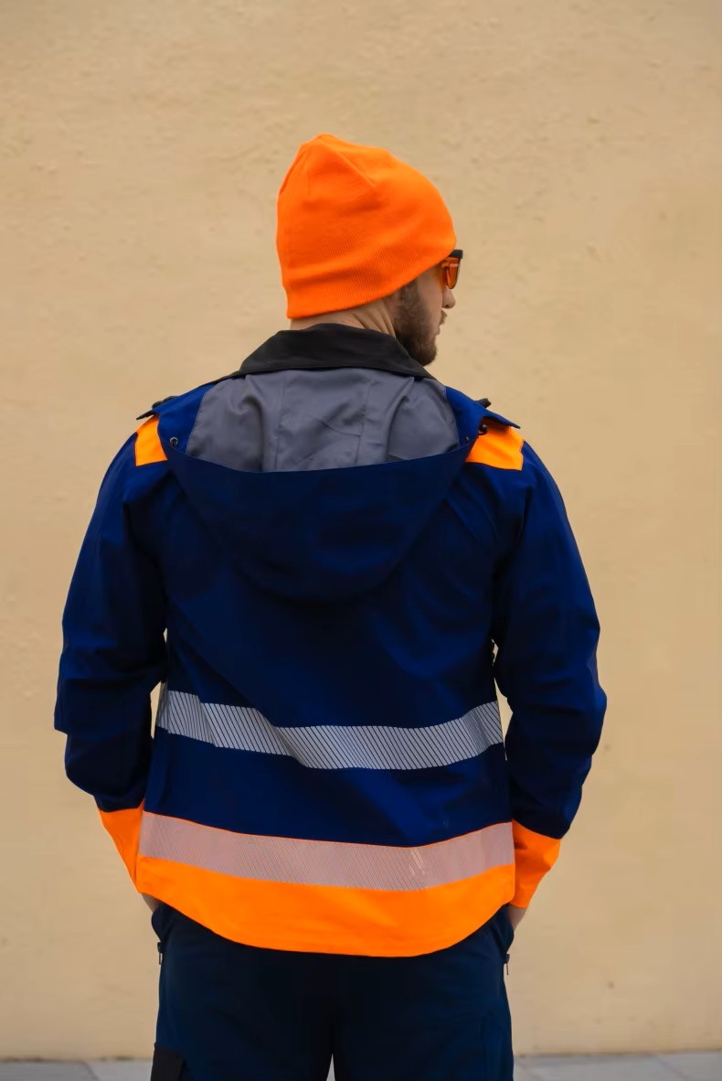 Fluorescent Reflective Polyester Hi Vis Safety Jacket (4) Fluorescent Reflective Polyester Hi Vis Safety Jacket (4)