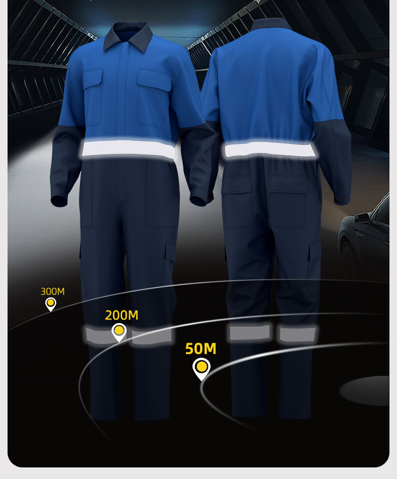 Mens Custom Heavy Duty Hi Vis Work Coverall (4) Mens Custom Heavy Duty Hi Vis Work Coverall (4)