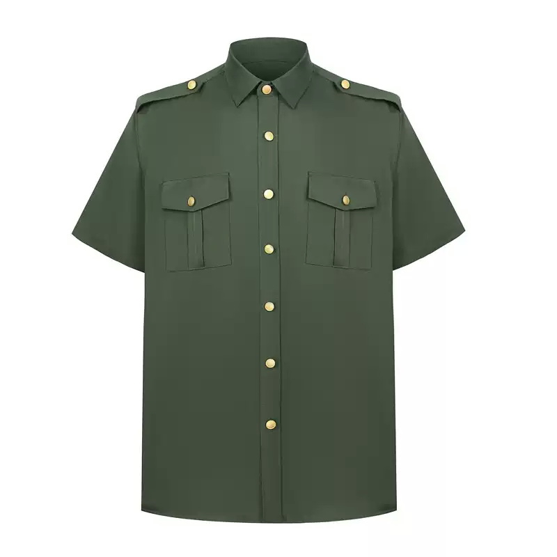 Mens Short Sleeve Pilot Uniform Dress Shirt (3) Mens Short Sleeve Pilot Uniform Dress Shirt (3)