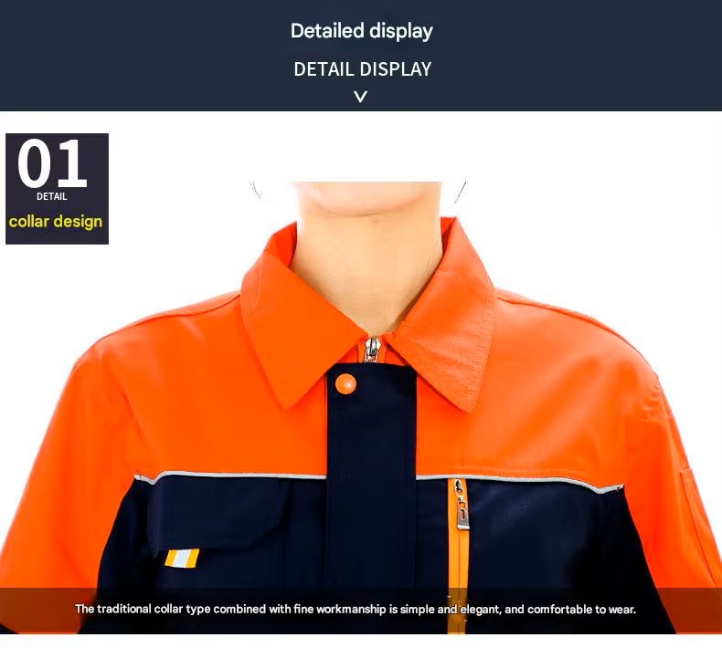 Breathable Summer Hi Vis Cotton Work Uniform (3) Breathable Summer Hi Vis Cotton Work Uniform (3)