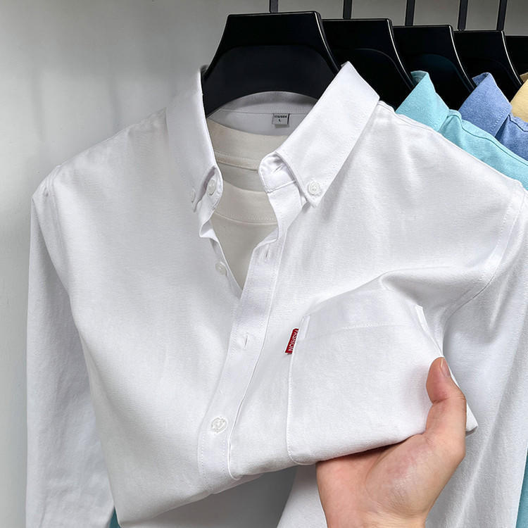 Premium Oxford Cotton Business Casual Shirt (1) Premium Oxford Cotton Business Casual Shirt (1)