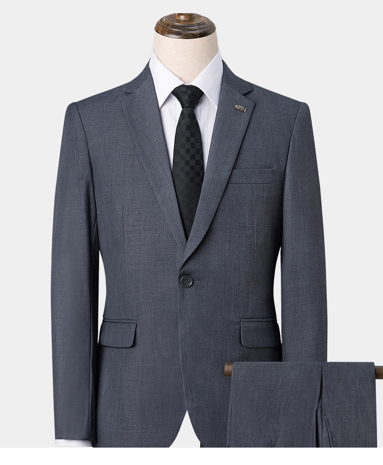Men's Single-Breasted Business Suit (6) Men's Single-Breasted Business Suit (6)