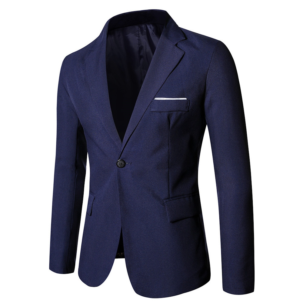 Men's Slim-Fit Single-Breasted Casual Thickened Blazer (4) Men's Slim-Fit Single-Breasted Casual Thickened Blazer (4)