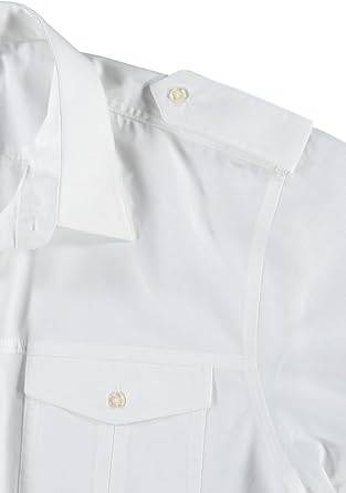 Mens Long Sleeve Pilot Shirt No Epaulets (3) Mens Long Sleeve Pilot Shirt No Epaulets (3)
