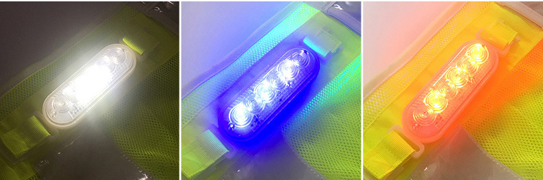 LED Flashing Reflective Patrol Safety Vest (6) LED Flashing Reflective Patrol Safety Vest (6)