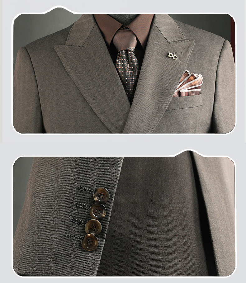 Men's Double-Breasted Business Blazer (7)