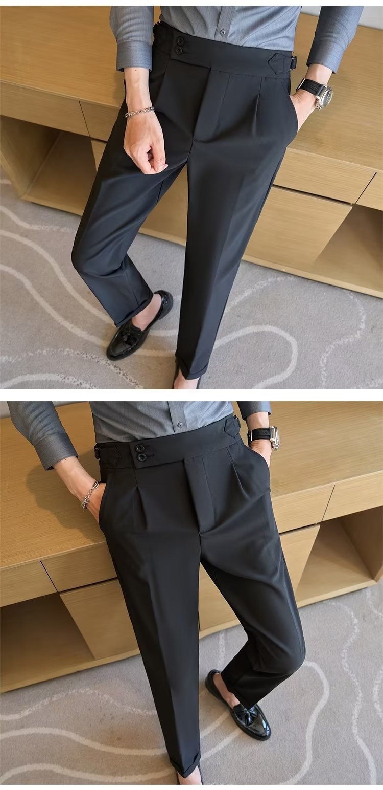 Casual Pleated Trousers (11)