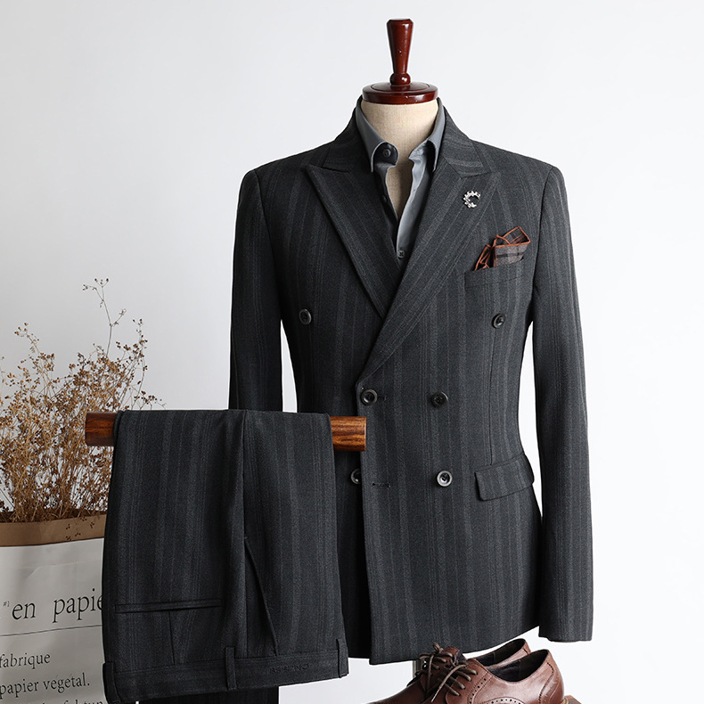 Slim-Fit Grey Blazer Smart Casual (8)