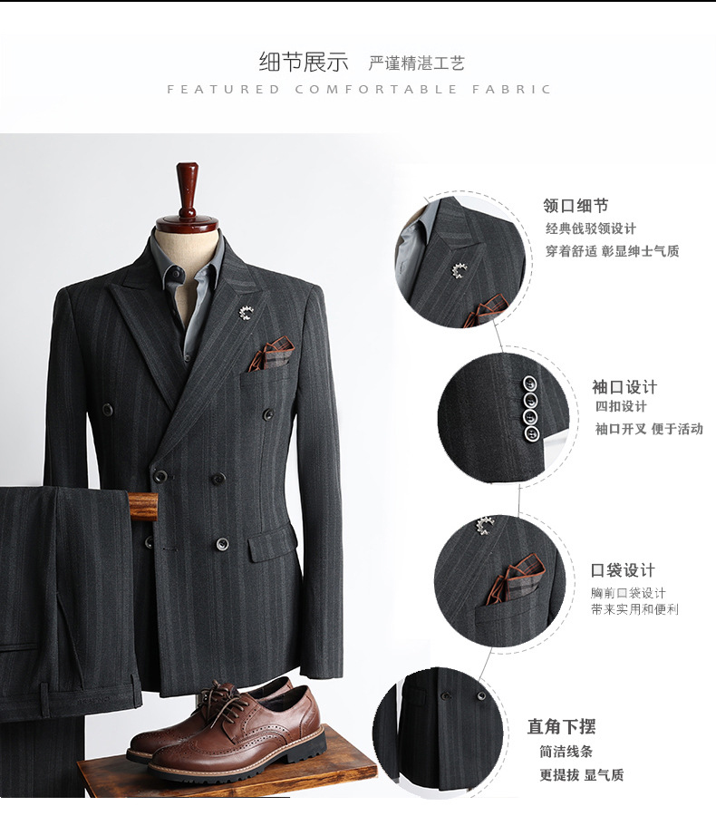 Slim-Fit Grey Blazer Smart Casual (7)