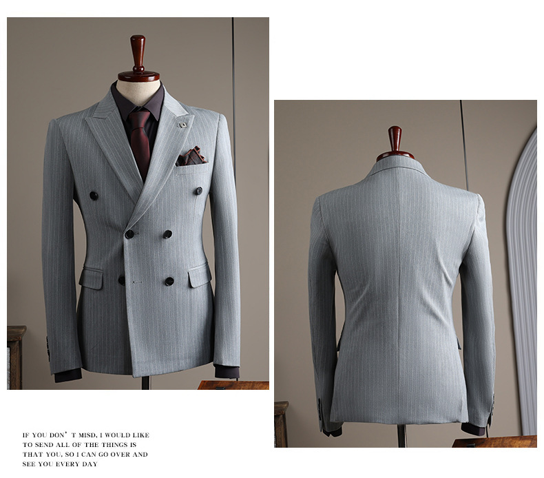 Double-Breasted Pinstripe Blazer (9)
