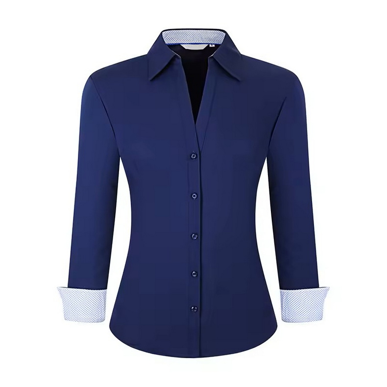 Womens Plus Size Office Non Iron Blouse (5)
