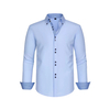 Mens Polka Dot Stretch Double Breasted Shirt