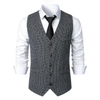 Herren Vintage gestreifte Fr&uuml;hlings-Sommer-Anzugweste