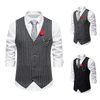 Mens Slim Fit Single Breasted Suit Waistcoat
