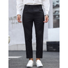 Mens Spring Autumn Black Business Dress Pants