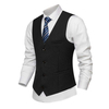 Gilet da lavoro da smoking formale personalizzabile da uomo