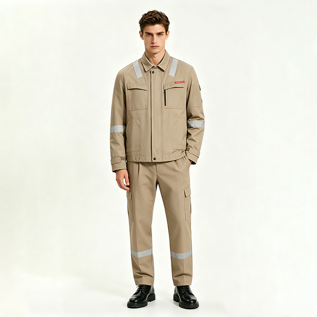 Hi Vis Poly Cotton Workwear Set for Factory