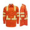 Mens Durable Hi Vis Reflective Polyester Workwear
