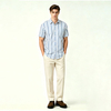 Classic Mens Short Sleeve Poplin Shirt Regular Fit