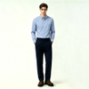 Long-Sleeve Casual Relaxed-Fit Striped Shirt