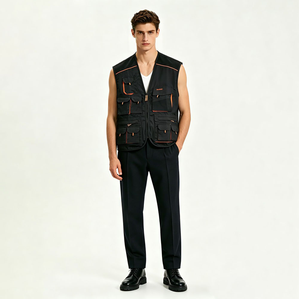 Mens Classic Utility Work Vest for Craftsman