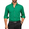 Mens Solid Easy Care Business Commute Shirt
