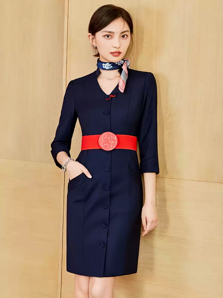 Womens Navy Flight Attendant Dress Uniform (3)