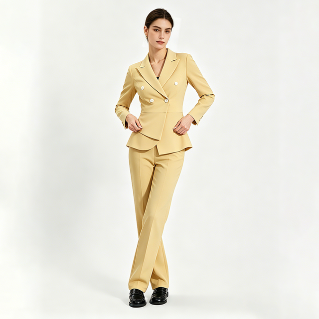 Womens Business V Neck Formal Suit Outfit