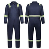 Protective Coverall with Reflective Strips