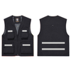 Fluorescent Work Vest with 3D Pockets