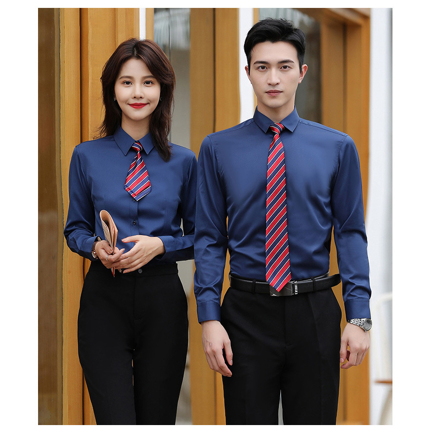 Long Sleeve Twill Stretch Wrinkle Resistant Shirt