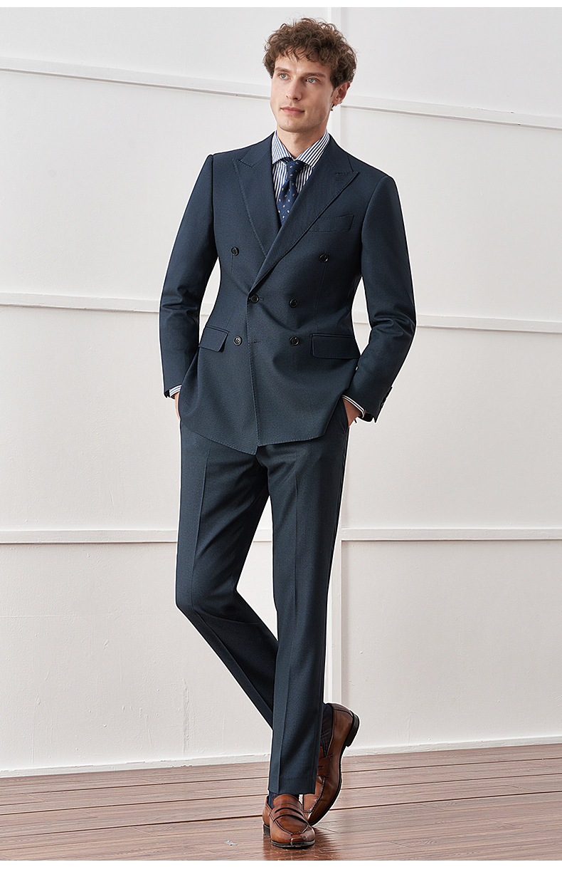Men's Slim-Fit Casual Olive Green Blazer (9)