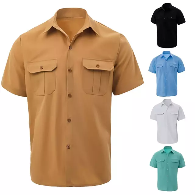 Breathable Summer Casual Mens Shirt