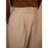 British Retro Pleated Mens Suit Trousers