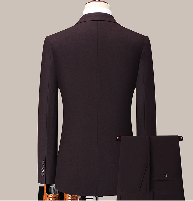 New Mens Double Breasted Two Piece Suit (9)