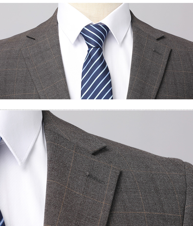 New Mens Double Breasted Two Piece Suit (1)