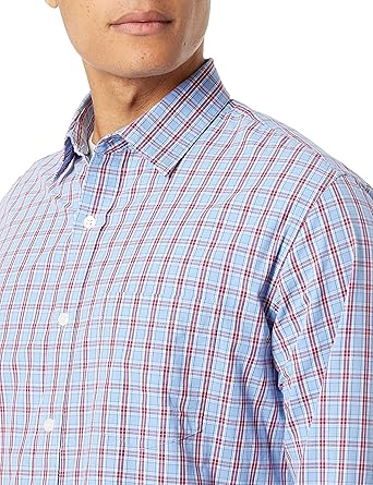Mens Regular Fit Long Sleeve Business Poplin Shirt (5)