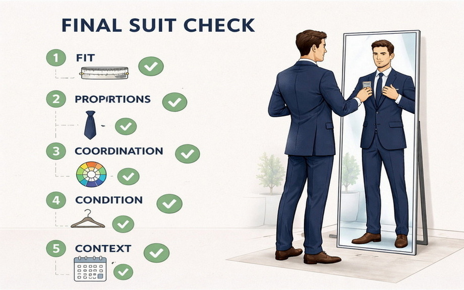 Suit Checklist Before Leaving Home