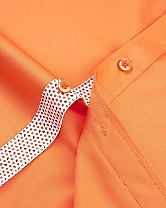 Stretch Patterned Mens Long Sleeve Shirt (8)