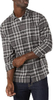 Mens Slim Fit Business Flannel Long Sleeve Shirt